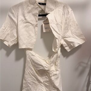 Zara backless summer dress